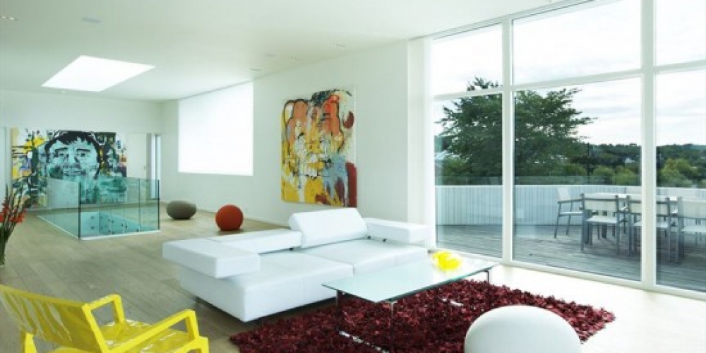 Obývačka farebná nábytok