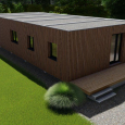 Na predaj modulový CLT drevodom novostavba TYP A