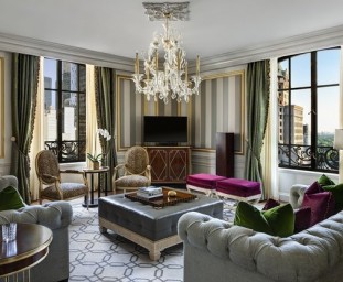 Obývacia izba v štýle glamour