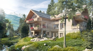 Alpský komplex Six Senses s hotelom, kúpeľmi a súkromnými rezidenciami 